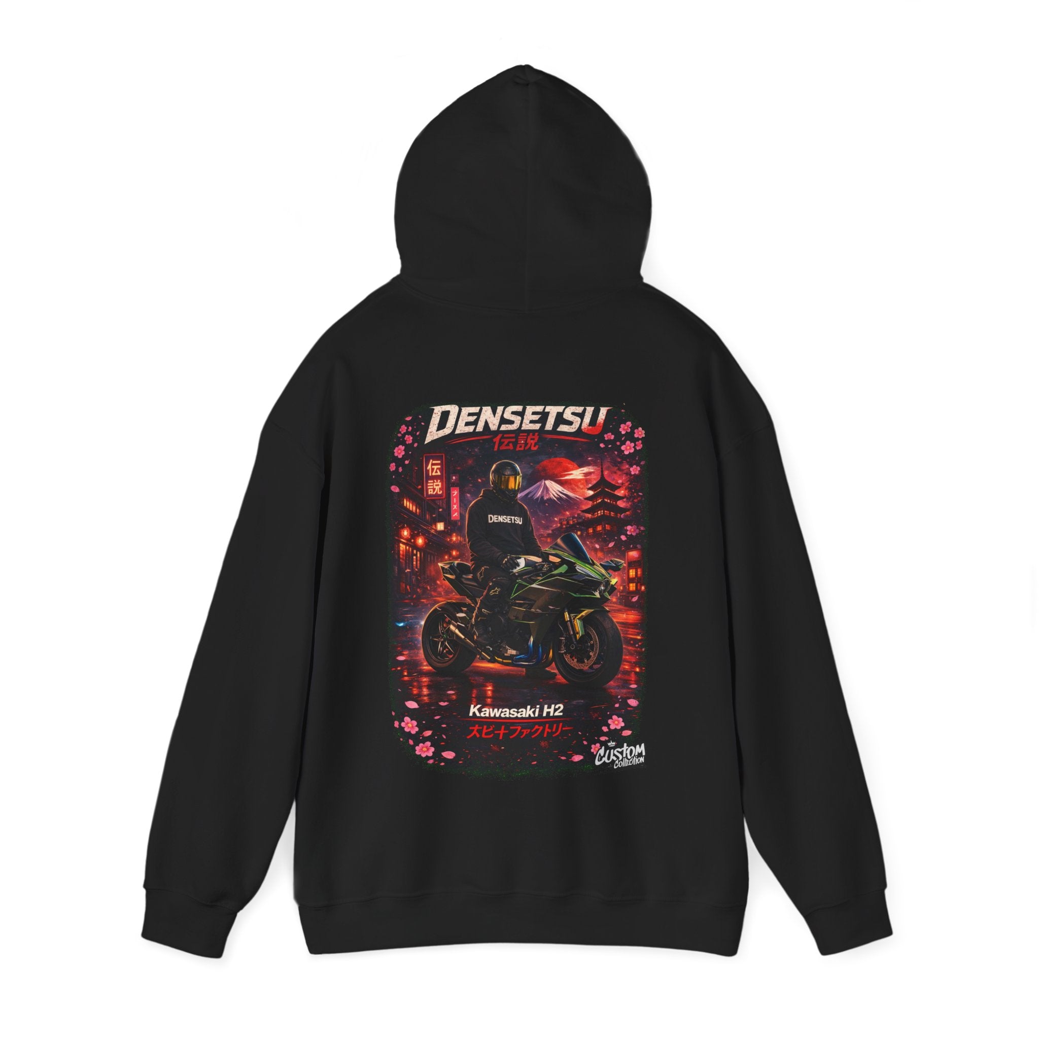Kawasaki H2 Motorbike Hoodie - Custom Collection 002
