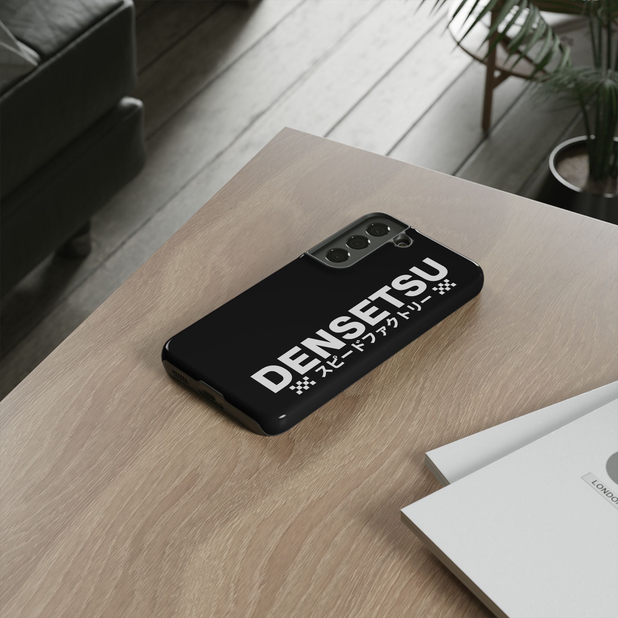 DENSETSU Vertical Logo Phone Case