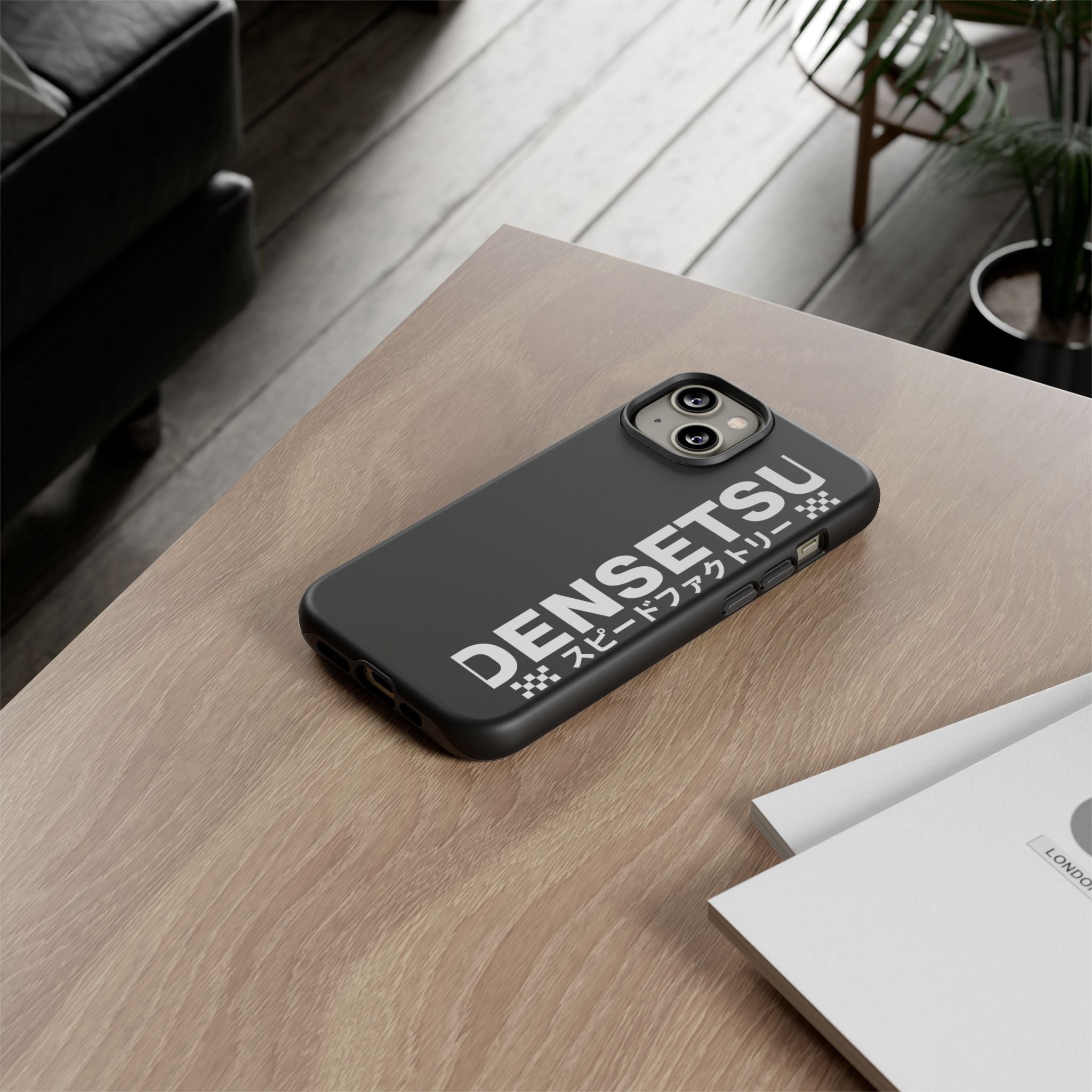 DENSETSU Vertical Logo Phone Case