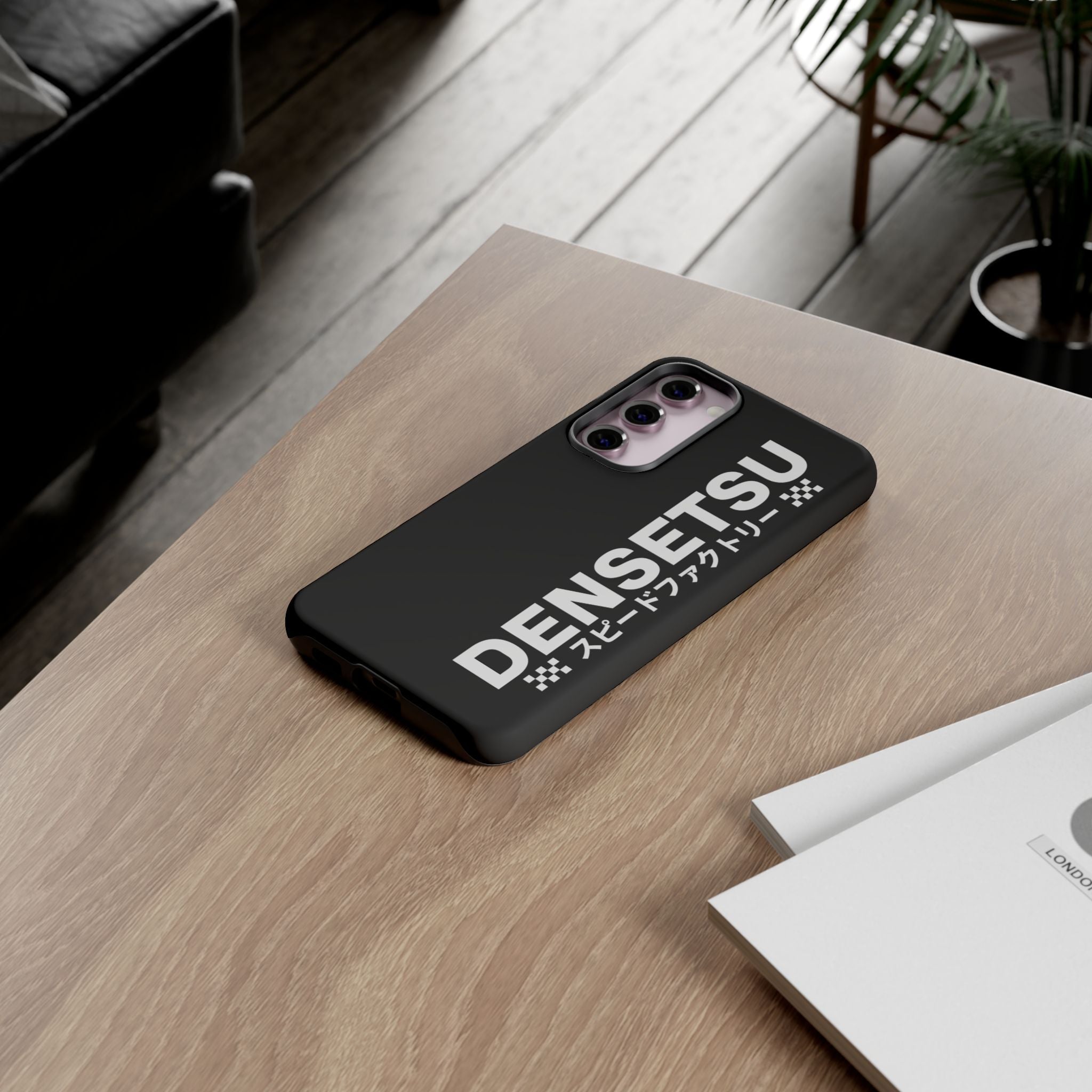 DENSETSU Vertical Logo Phone Case
