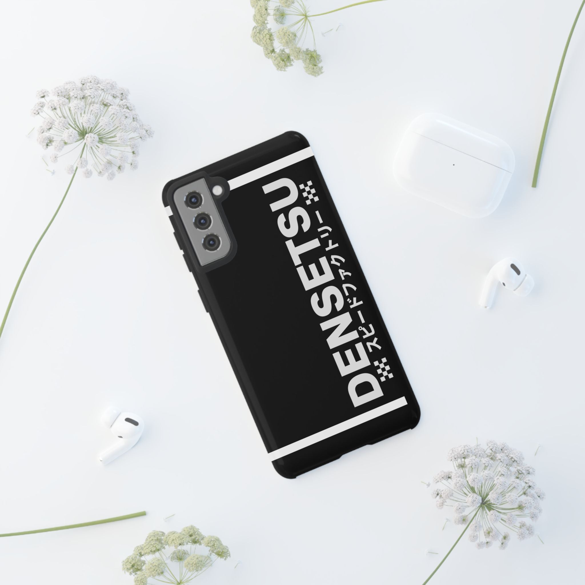 DENSETSU Vertical Logo Phone Case
