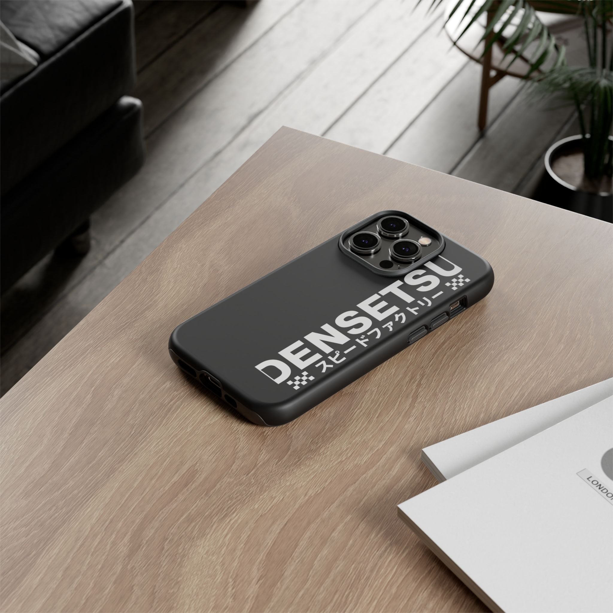 DENSETSU Vertical Logo Phone Case