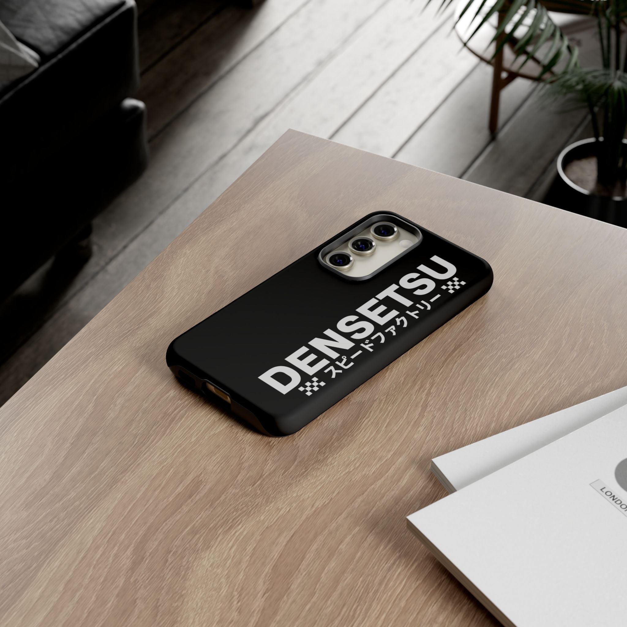 DENSETSU Vertical Logo Phone Case