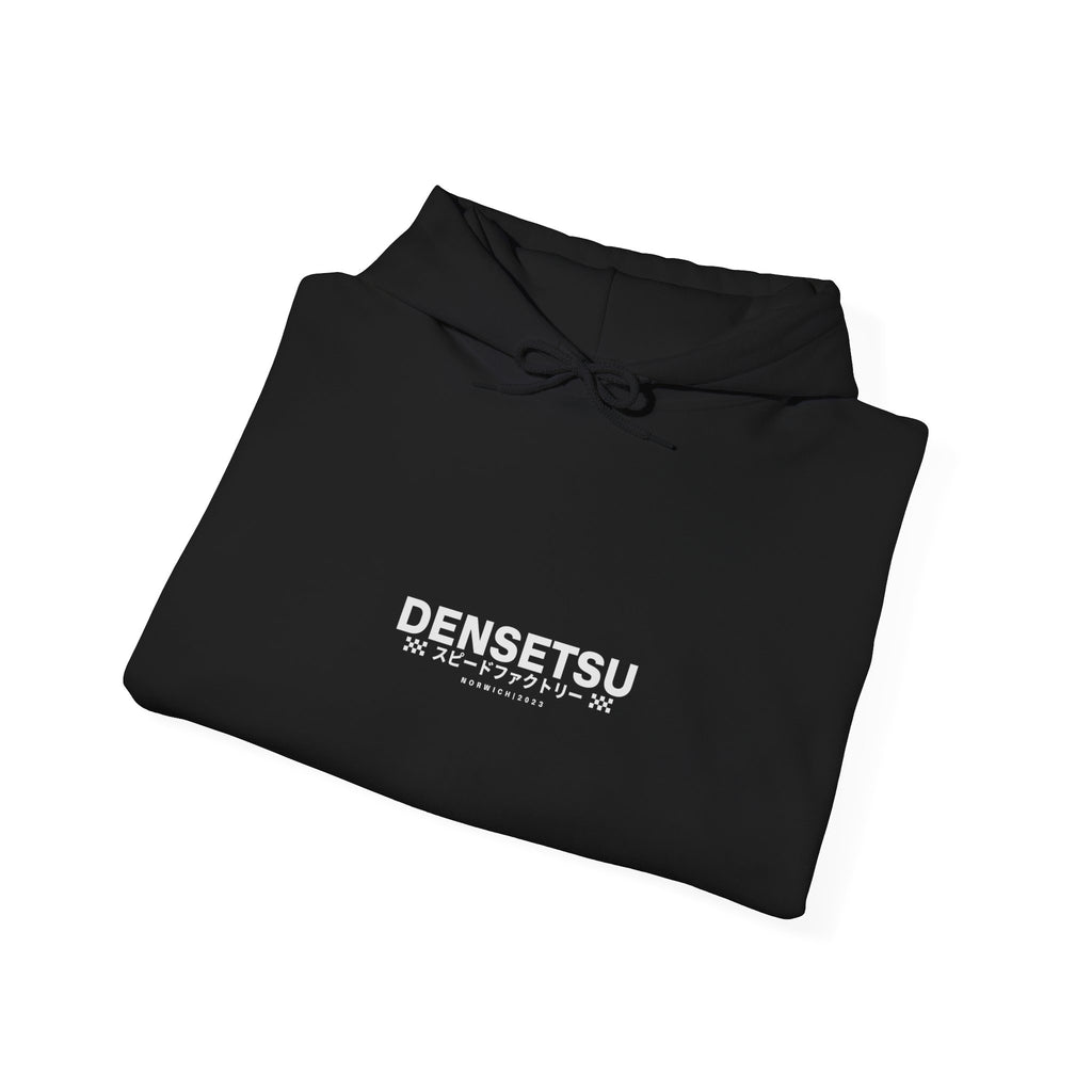 DENSETSU Logo Hoodie - Black