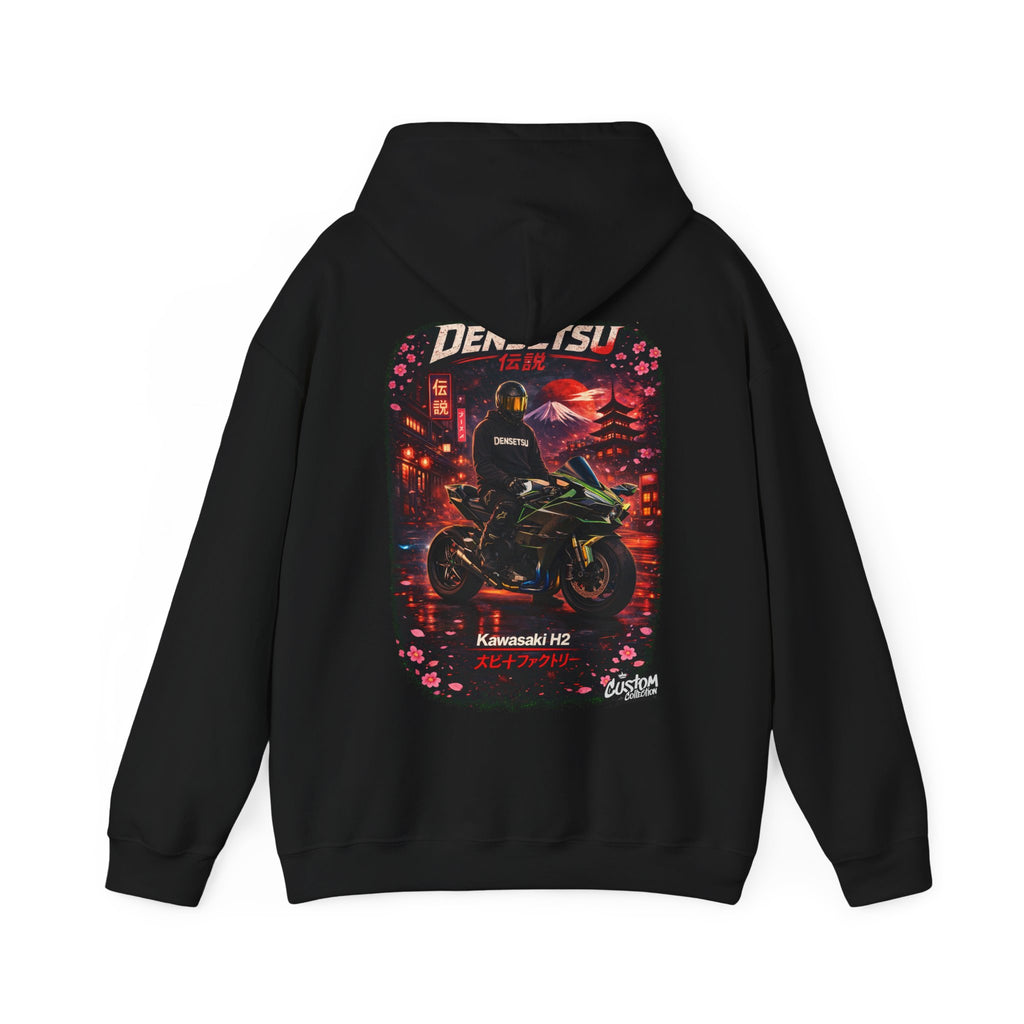 Kawasaki H2 Motorbike Hoodie - Custom Collection 002