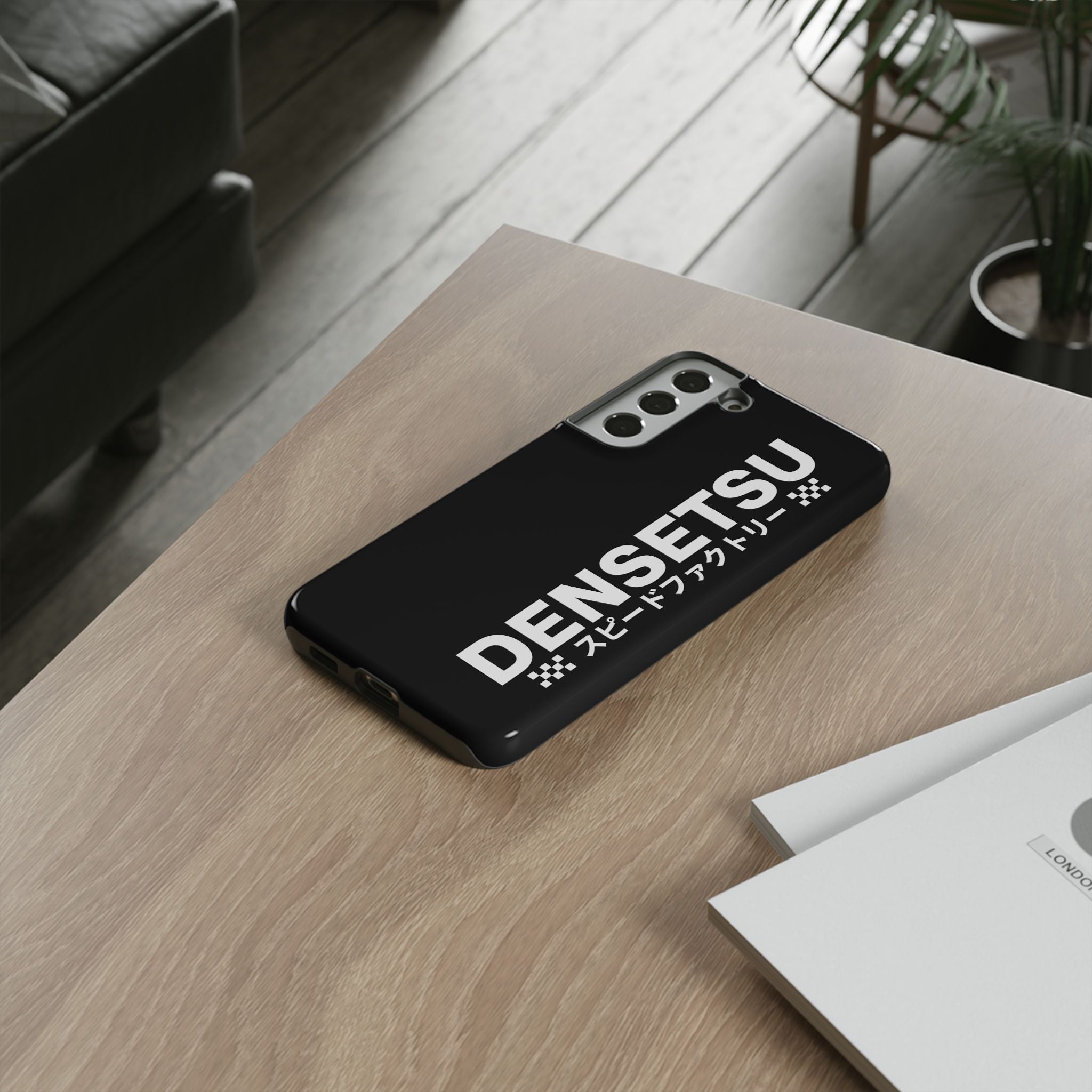 DENSETSU Vertical Logo Phone Case