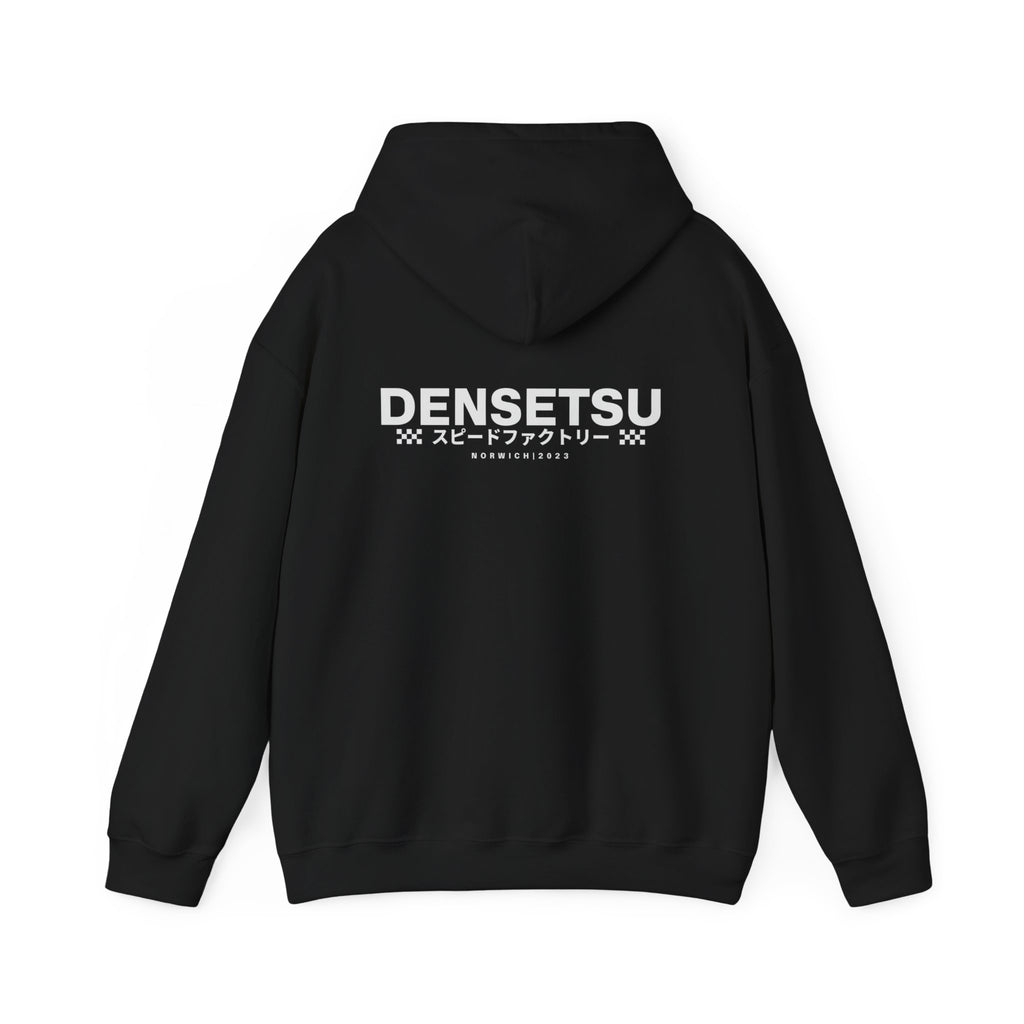DENSETSU Logo Hoodie - Black