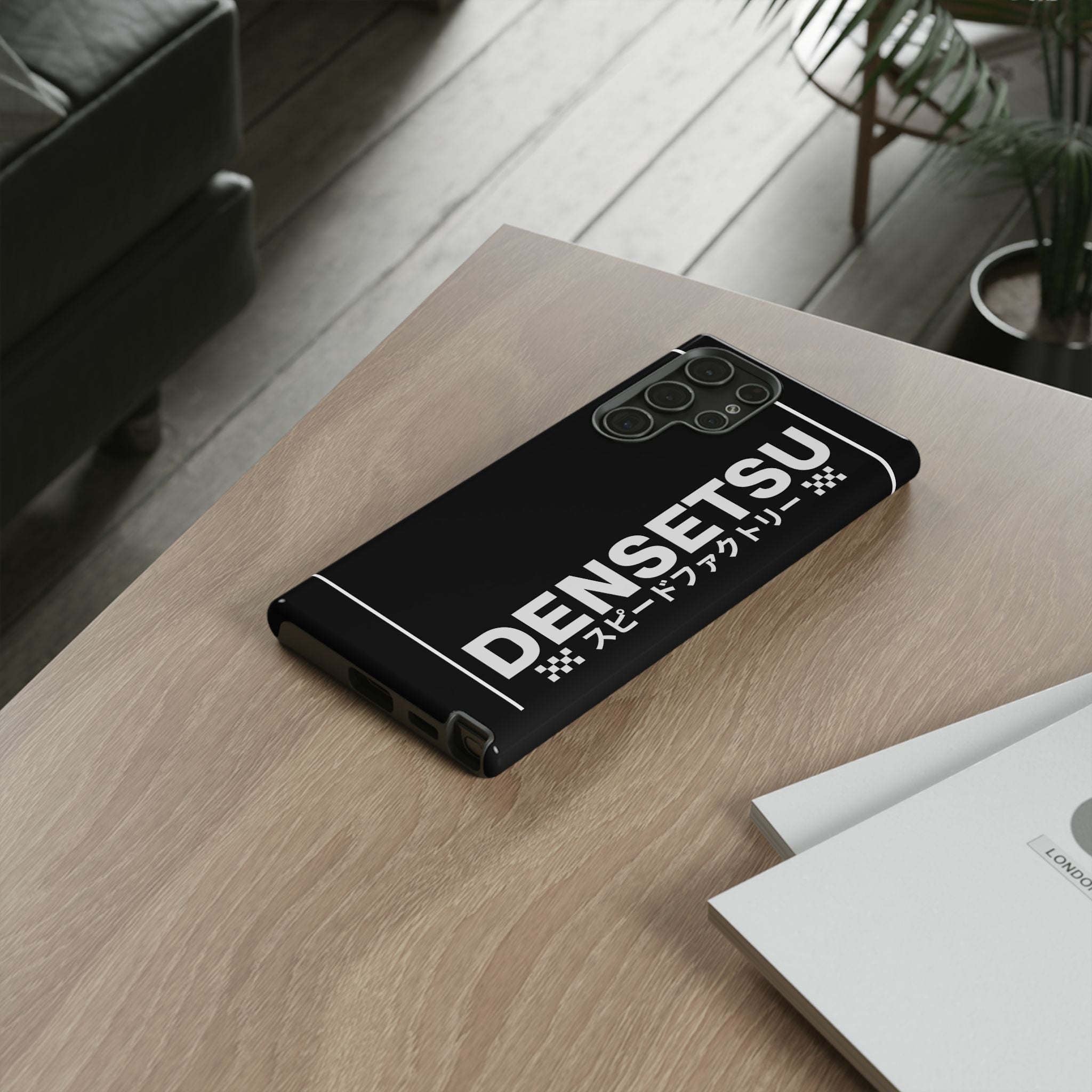 DENSETSU Vertical Logo Phone Case