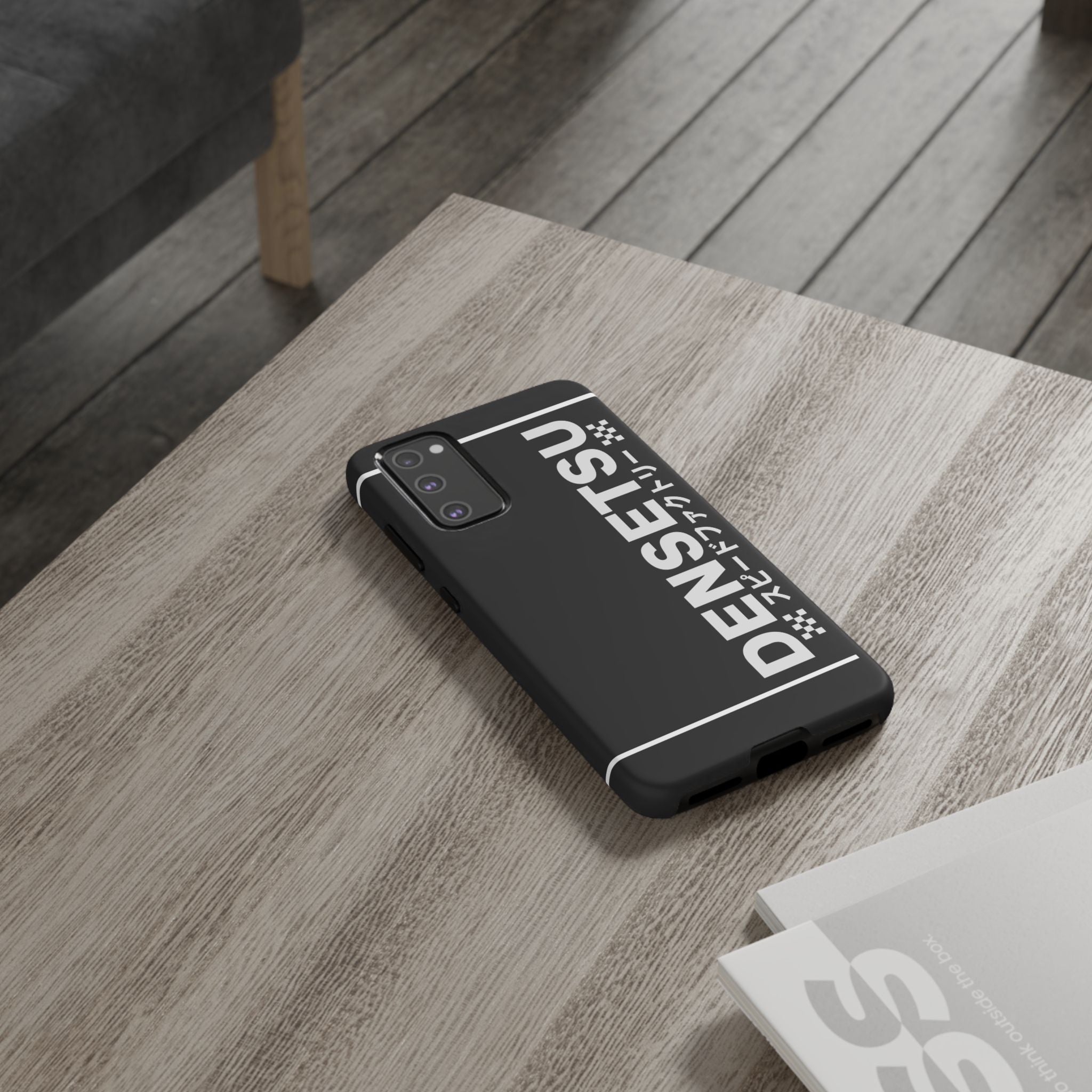 DENSETSU Vertical Logo Phone Case