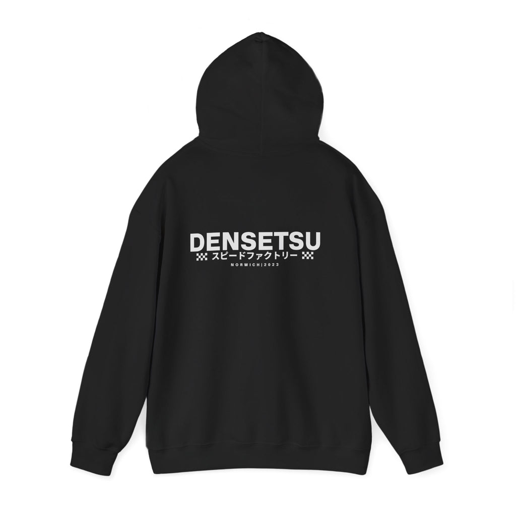 DENSETSU Logo Hoodie - Black